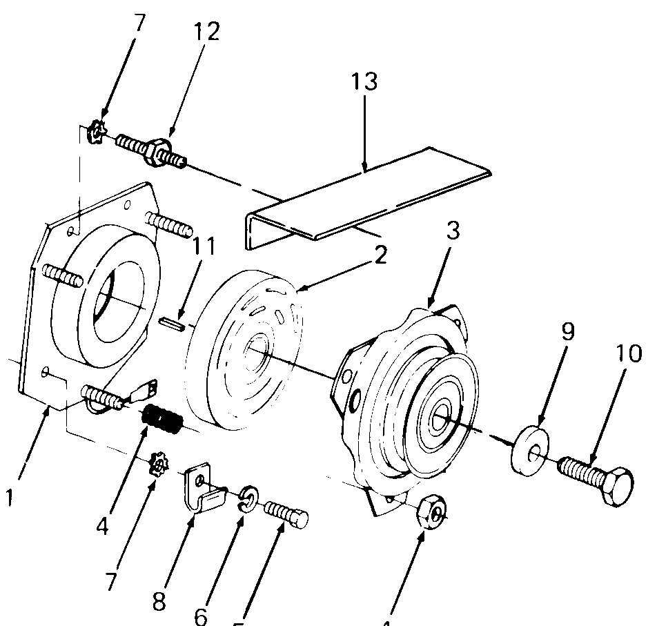 Pto Clutch Diagram and Parts List for 1861 821060-836000-140671100-142663100 Cub Cadet Lawn Tractor